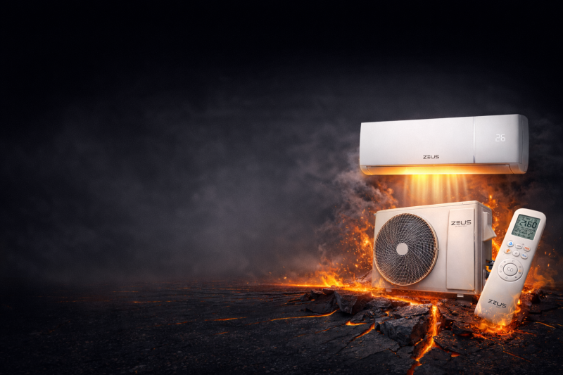 ZEUS ECO 12000 BTUConfort ideal iarna și vara la doar 5890 lei!